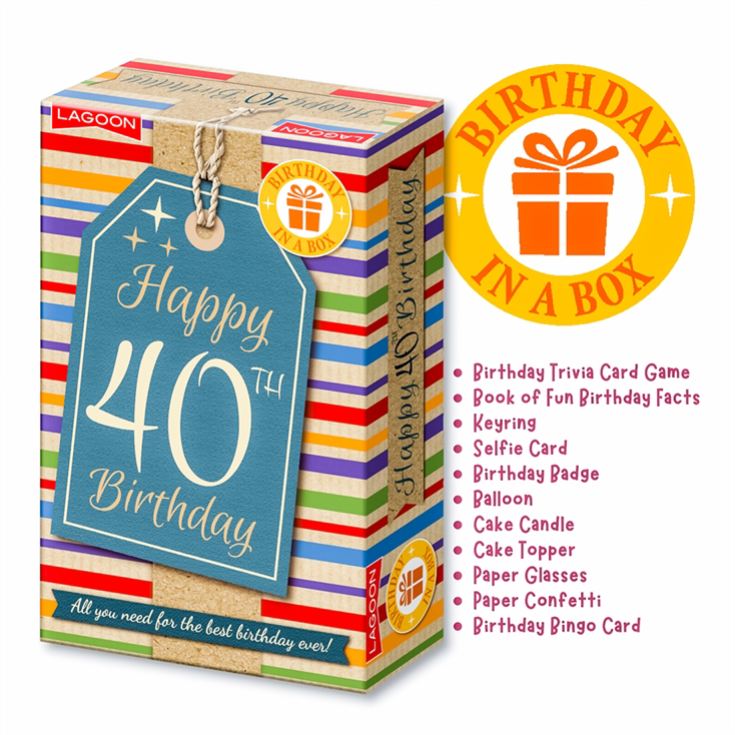 40th Birthday in a Box product image