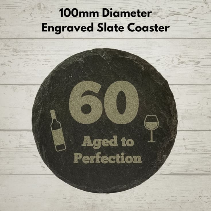 19 Crimes Red Wine & Sauvignon Blanc Gift Sets with 60th Birthday Slate Coaster product image