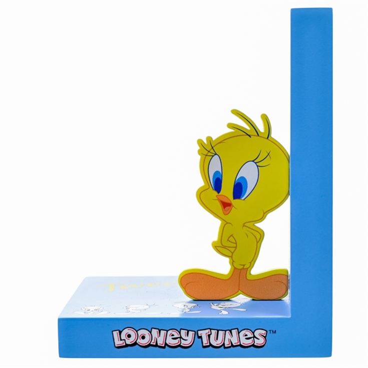 Warner Bros Looney Tunes Tweety And Sylvester Wooden Bookends product image
