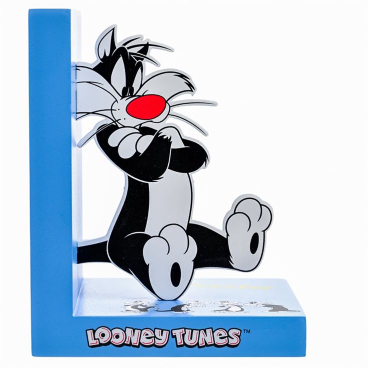 Warner Bros Looney Tunes Tweety And Sylvester Wooden Bookends product image