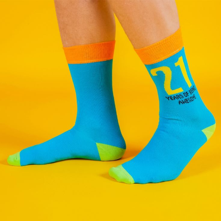 21 Years of Being Awesome Men's Socks product image