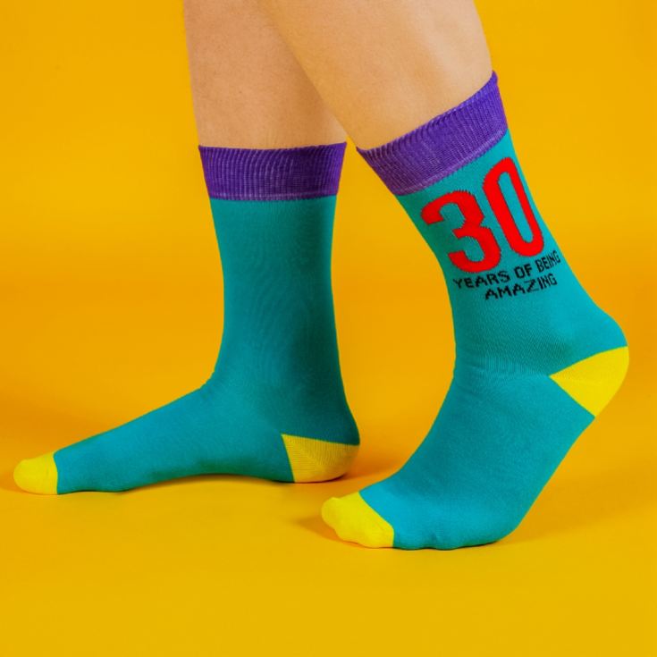30th Birthday Funky Men's Socks product image