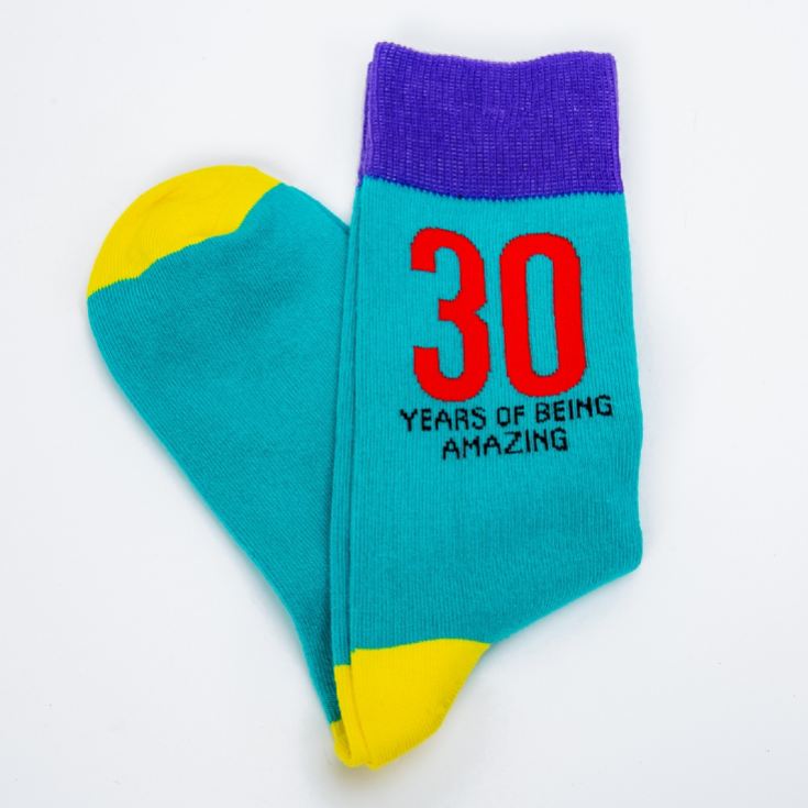 30th Birthday Funky Men's Socks product image