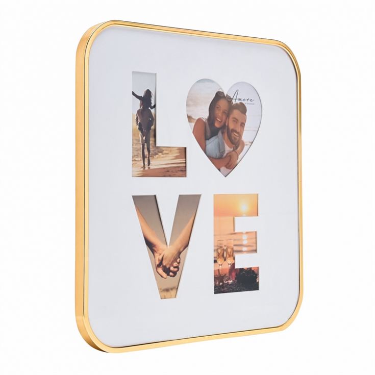 Gold Love Collage 4 x Photo Frame product image