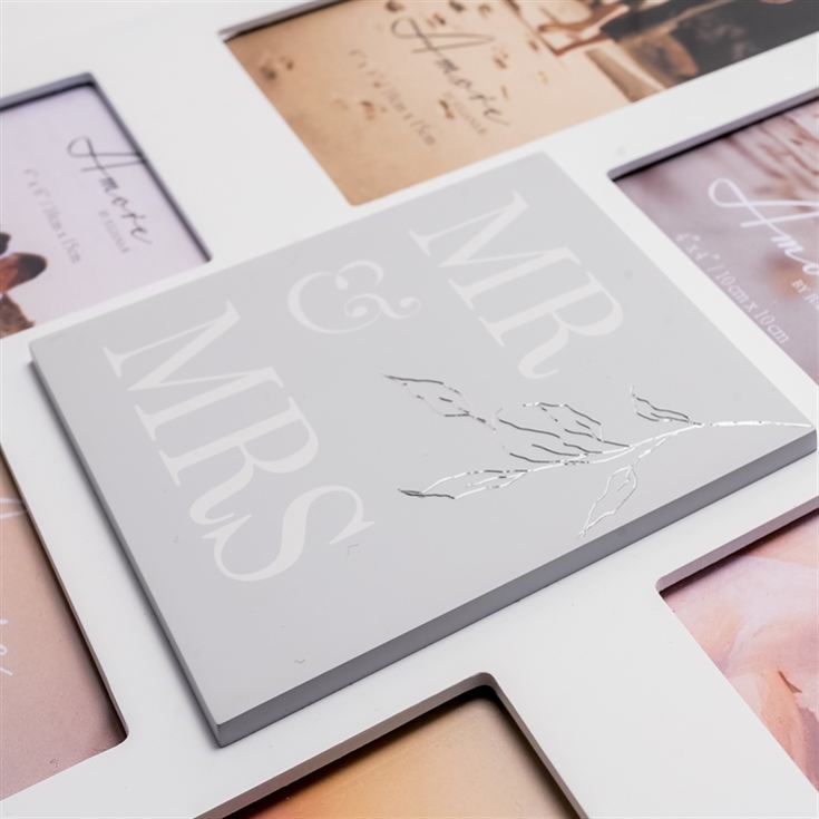 Mr & Mrs Multi-Aperture Photo Frame product image