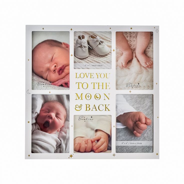 "Moon & Back" Wooden Collage Frame product image