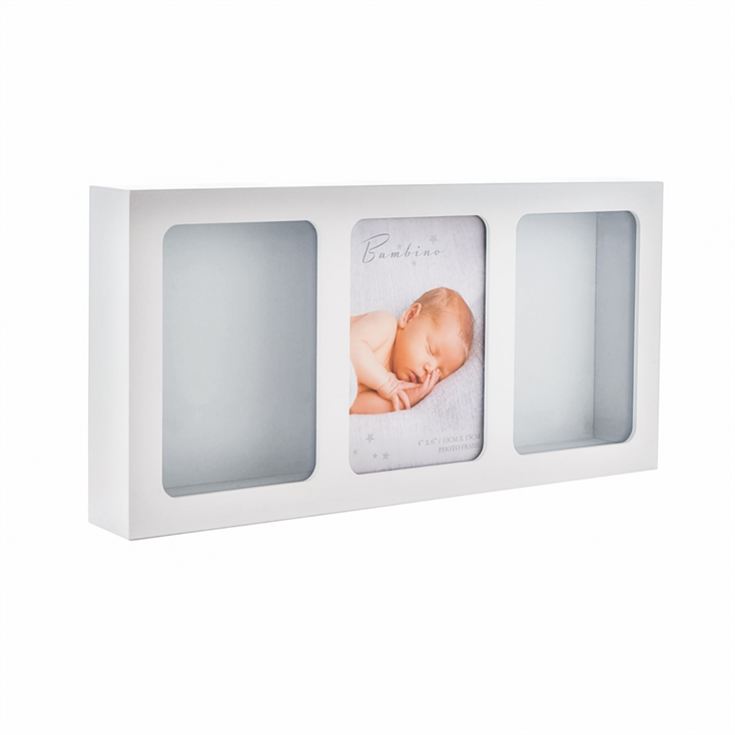 White Triple Baby Photo Frame & Casting Kit product image