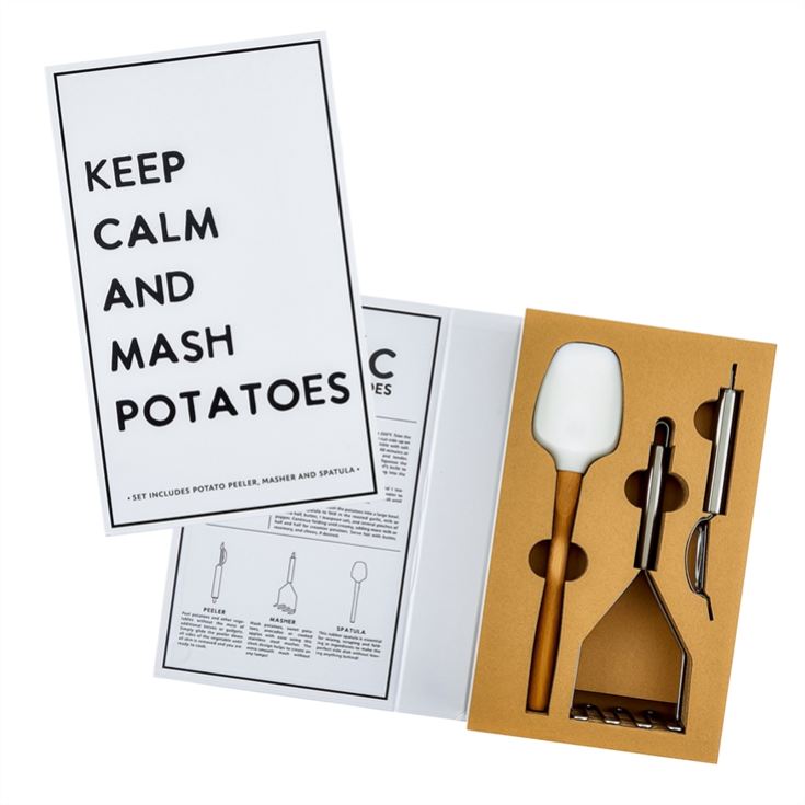 "Keep Calm and Mash Potatoes" Santa Barbara Mash Gift Set product image