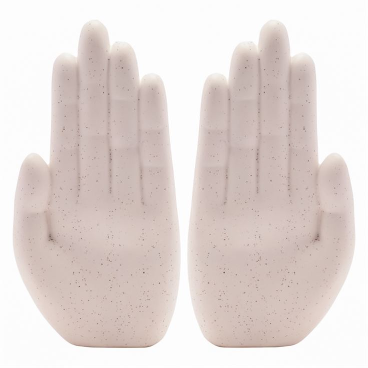 Set of 2 Bookends - Ceramic Hands product image