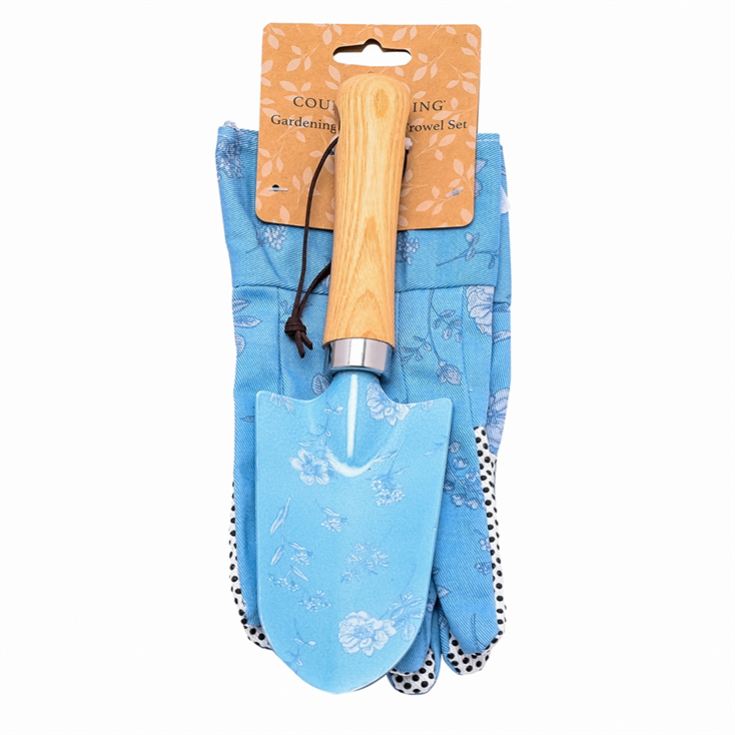 Floral Trowel & Gloves Set product image
