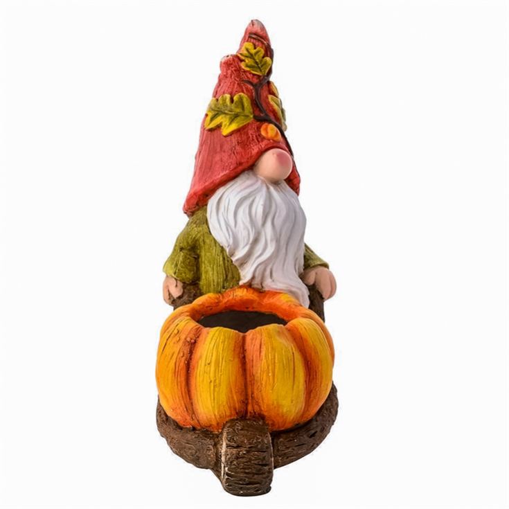 Autumn Gonk Pushing Pumpkin Wheelbarrow product image