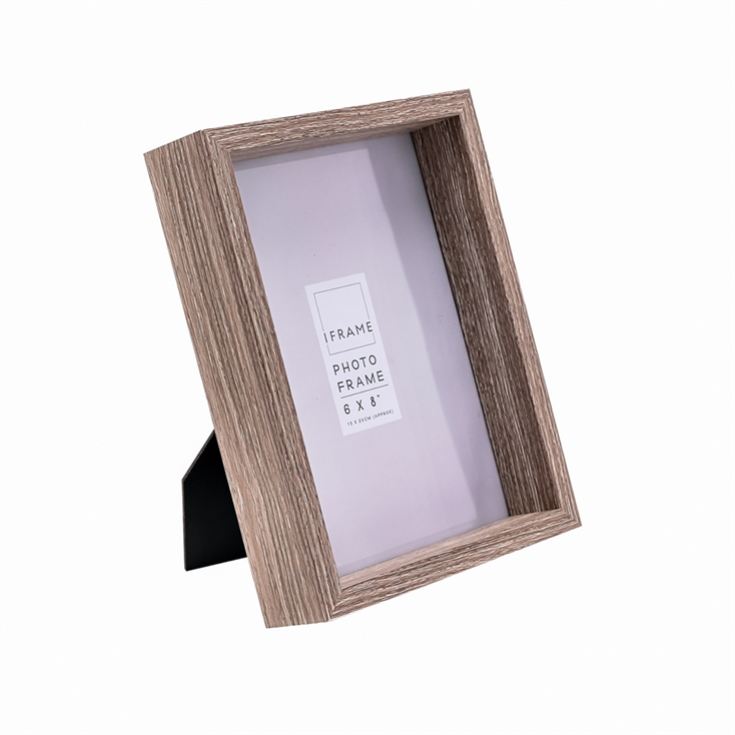 Set of 3 White Washed Effect Contemporary Photo Frames product image
