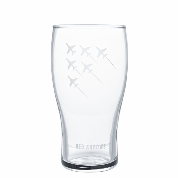 RAF Red Arrows Etched Pint Glass & Bottle Opener Set product image