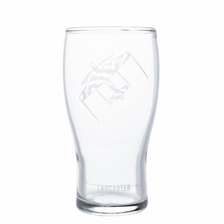 RAF Lancaster Etched Pint Glass & Bottle Opener Set product image