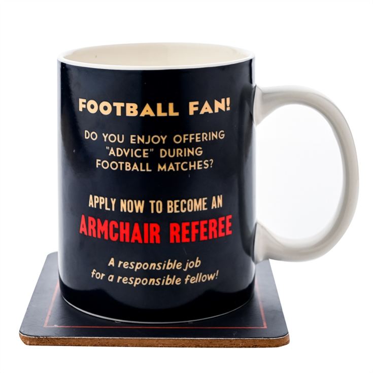 Civil Defence Football Watching Mug and Coaster Set product image