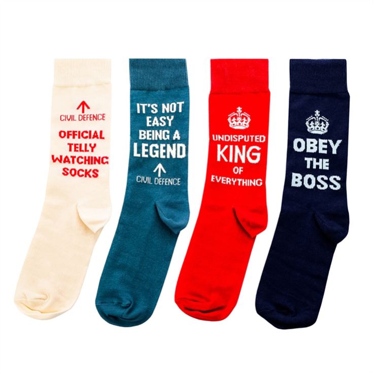 Civil Defence Men's Socks 4pc Gift Set product image