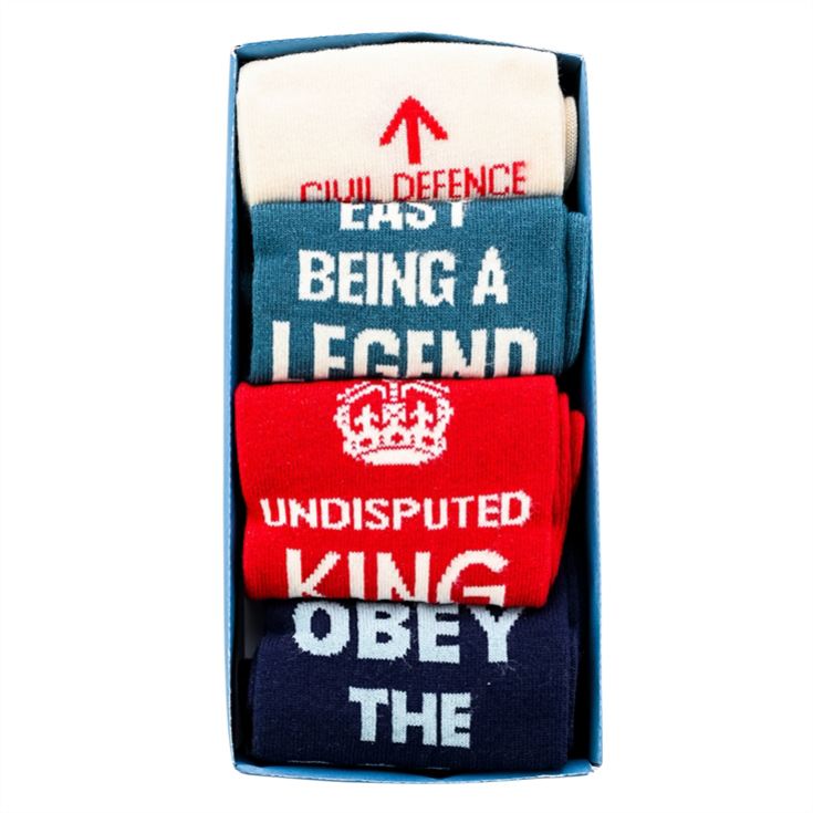 Civil Defence Men's Socks 4pc Gift Set product image
