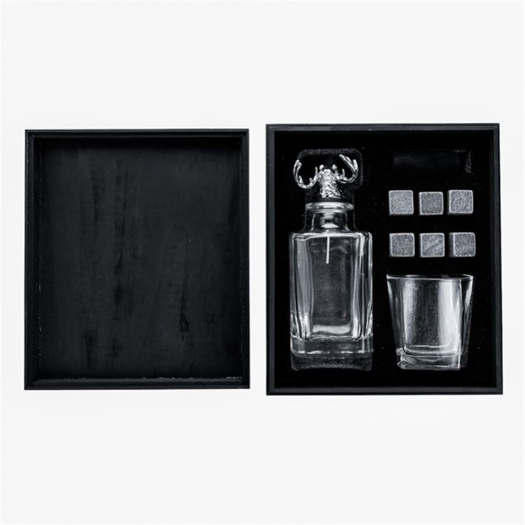 Whisky Stag Decanter, Glass & Cooling Stones Set product image