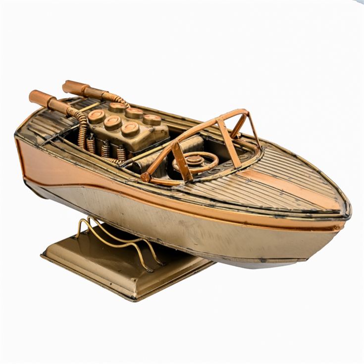 Decorative Speed Boat Metal Ornament product image