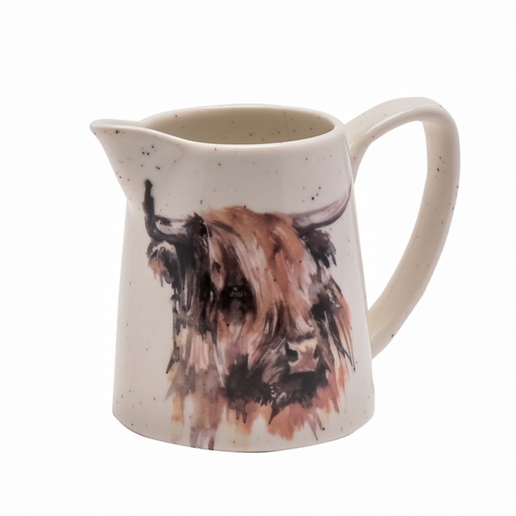 Meg Hawkins Highland Cow Ceramic Jug product image