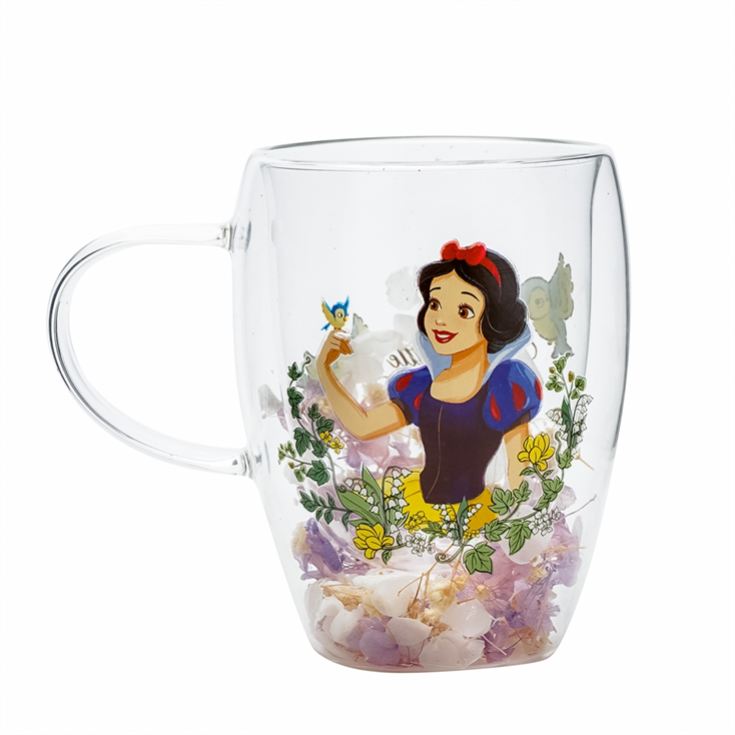 Disney Princess Snow White Floral Glass Mug product image