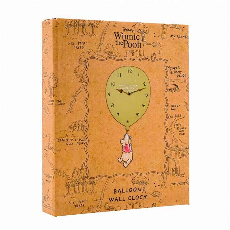 Disney Winnie The Pooh Balloon Wall Clock product image