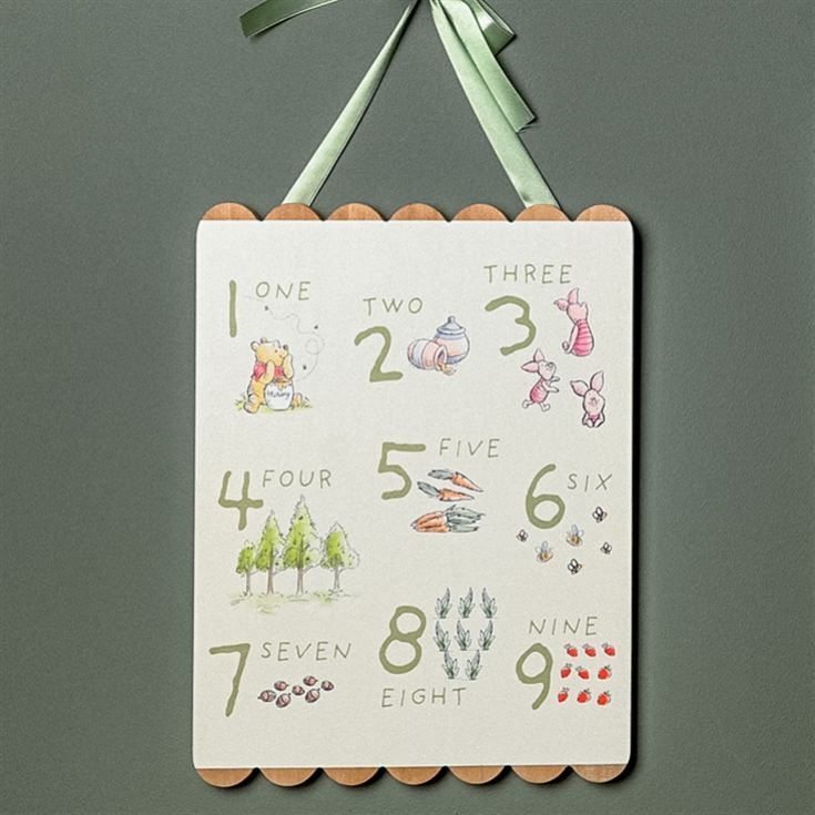 Disney Winnie The Pooh Counting Plaque product image