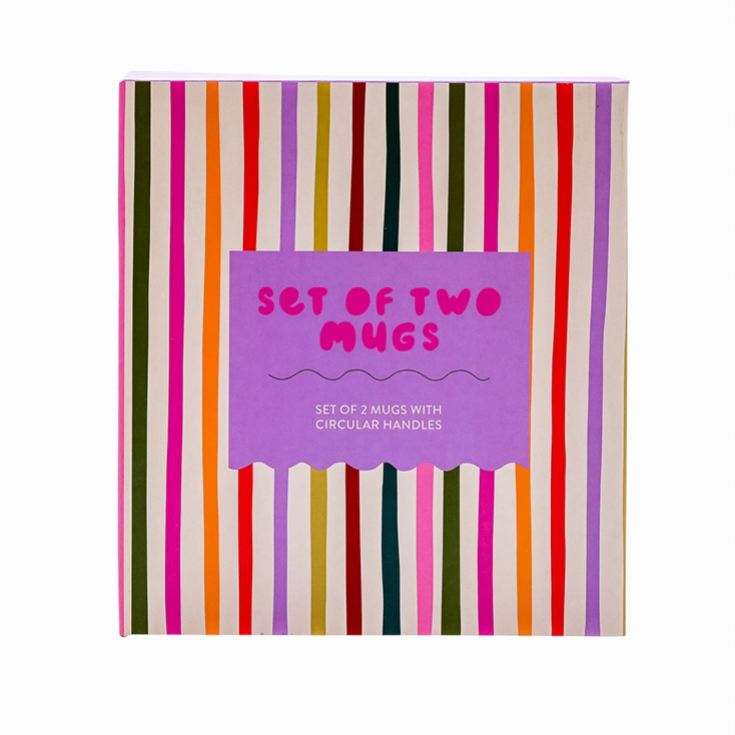 Raspberry Blossom Set of 2 Patterned Mugs product image