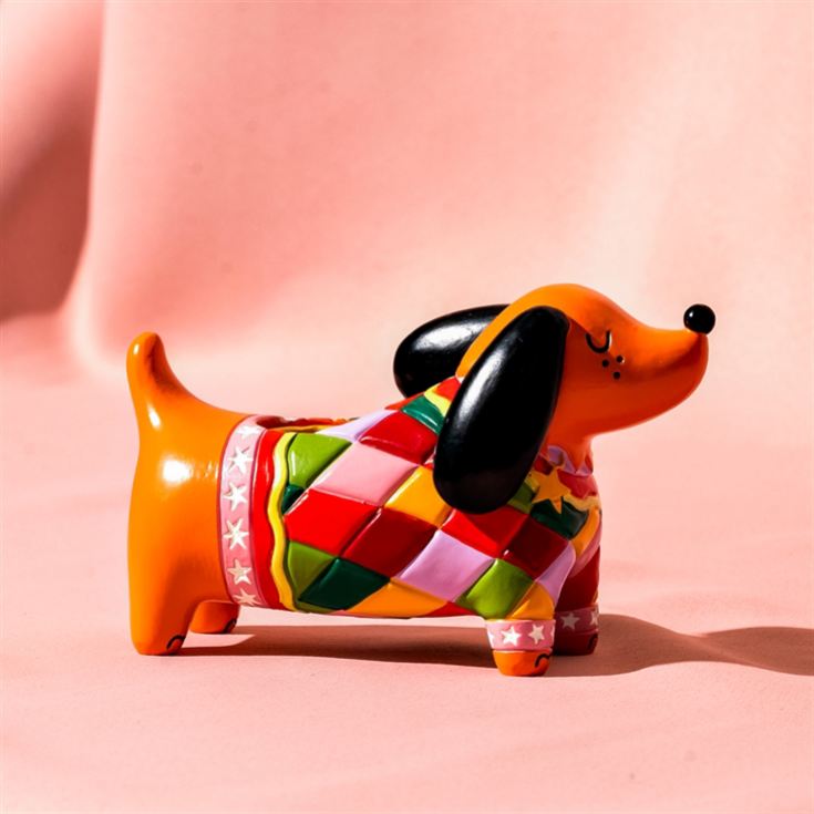 Raspberry Blossom Dog Shaped Candle Holder product image