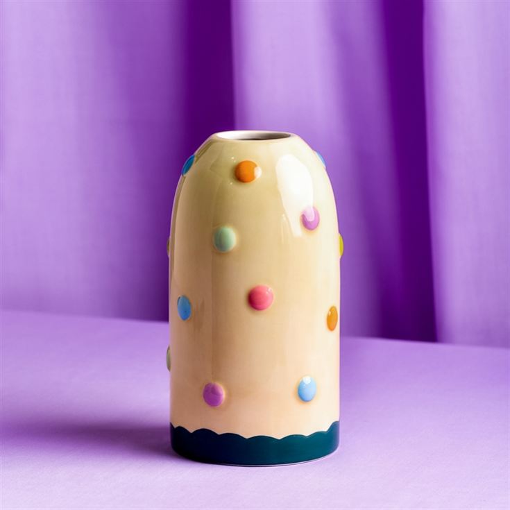 Raspberry Blossom Bobble Multi Coloured Vase product image