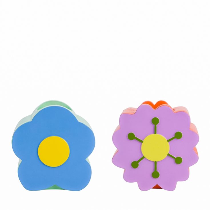 Raspberry Blossom Set of 2 Candle Holders product image