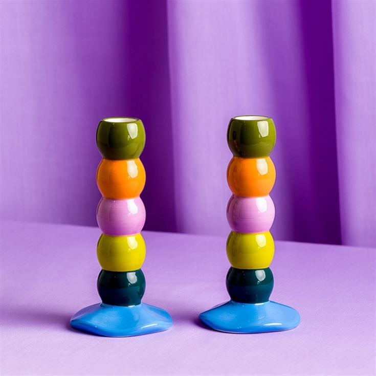 Raspberry Blossom Set of 2 Candle Sticks product image