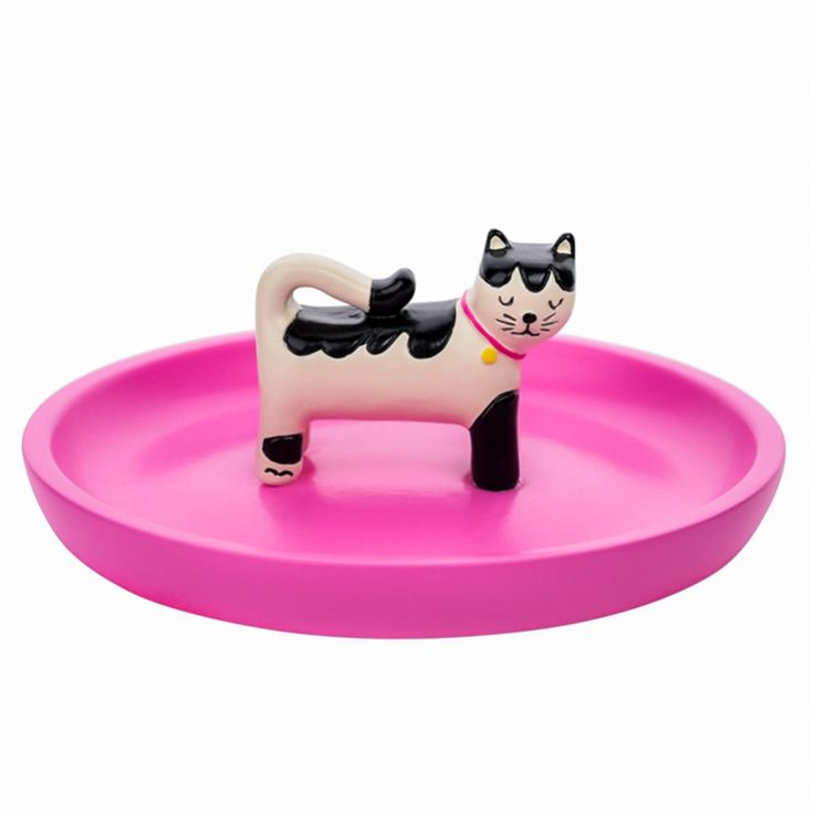 Raspberry Blossom Cat Trinket Dish product image