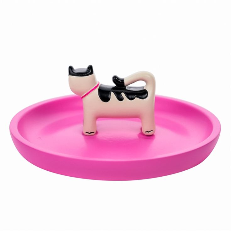 Raspberry Blossom Cat Trinket Dish product image