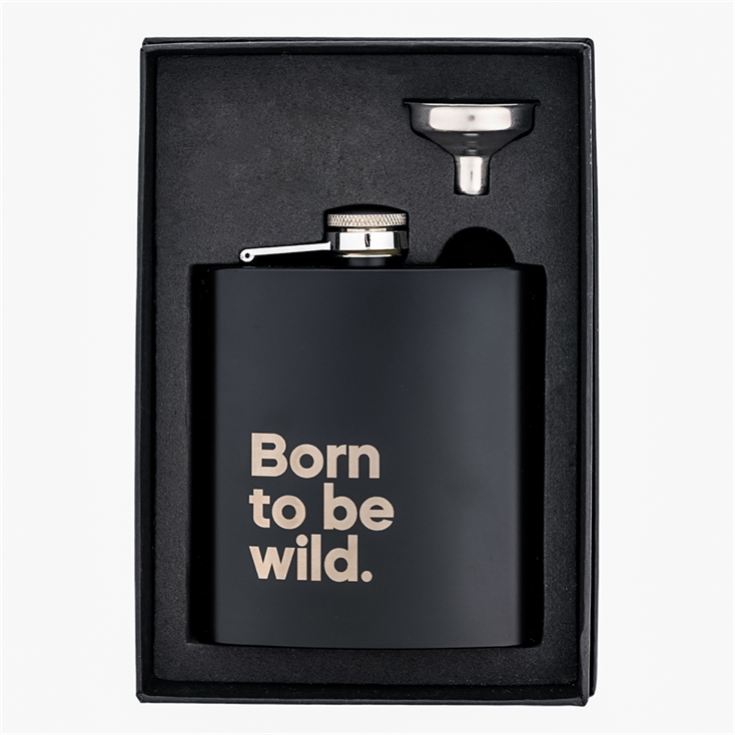 "Born To Be Wild" Say it with Songs Hip Flask product image