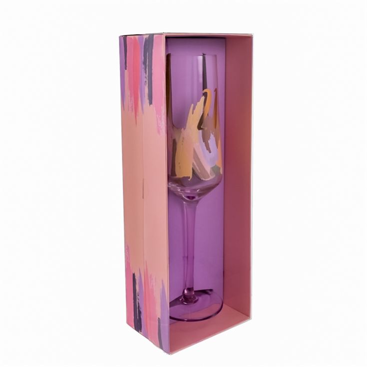 Brushstroke 21st Birthday Flute Glass product image