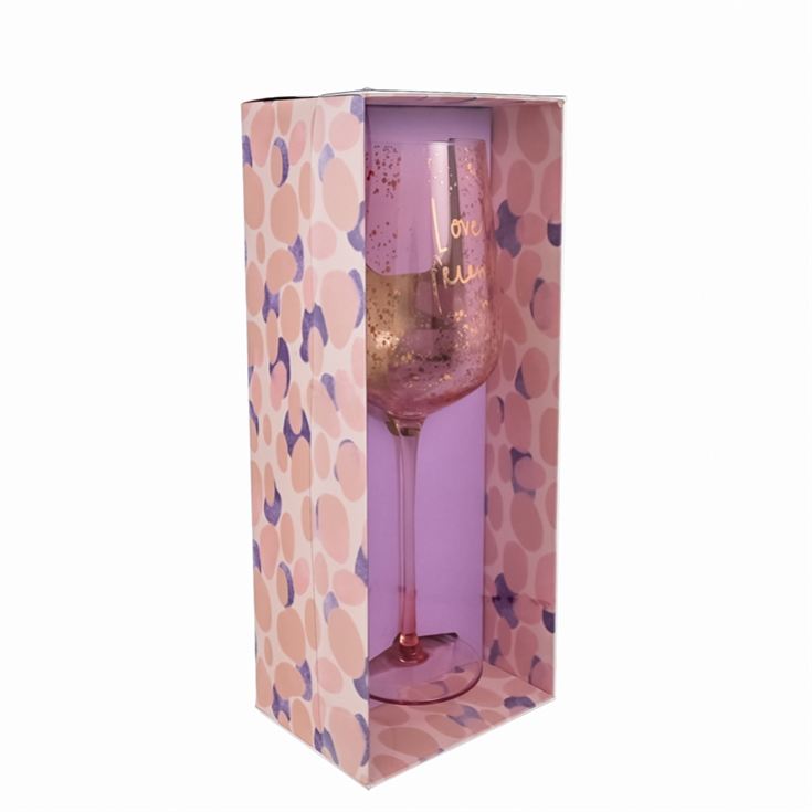 "Lovely Friend" Wine Glass product image