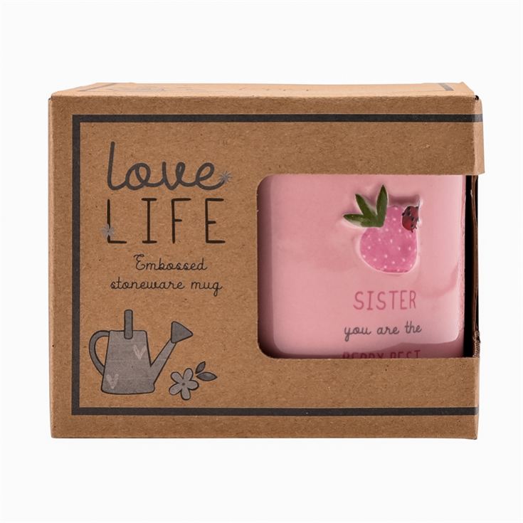 Love Life Sister Embossed Mug product image