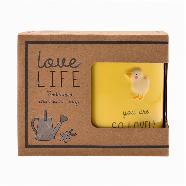 Love Life "You're So Lovely" Embossed Mug product image