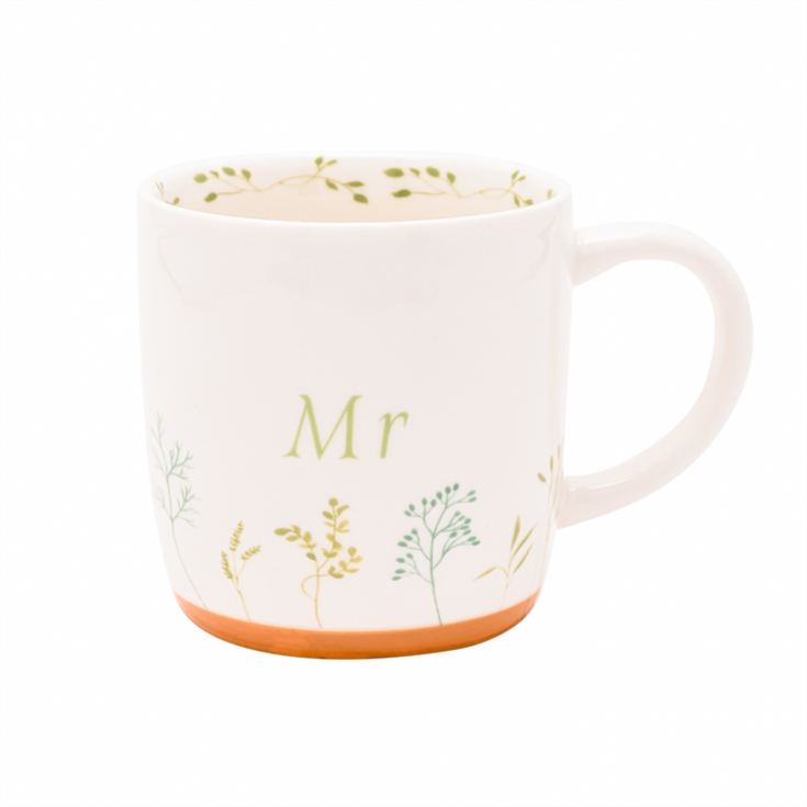 Love Story Mr & Mrs Ceramic Mugs product image