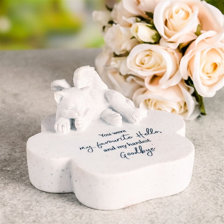 "You Were my Favourite Hello" Cat Memorial Plaque product image