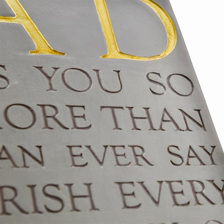 Dad Memorial Square Plaque product image