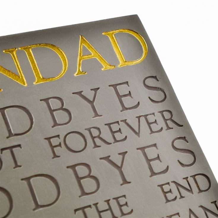 Grandad Memorial Square Plaque product image