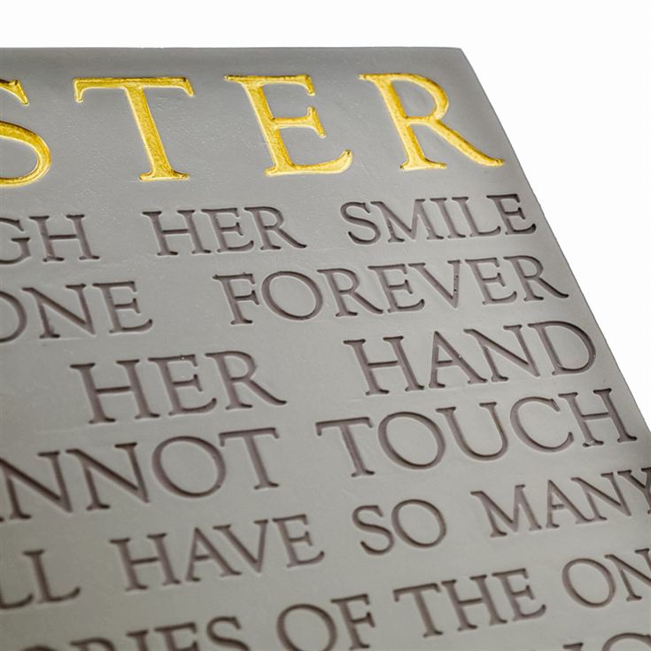 Sister Memorial Square Plaque product image