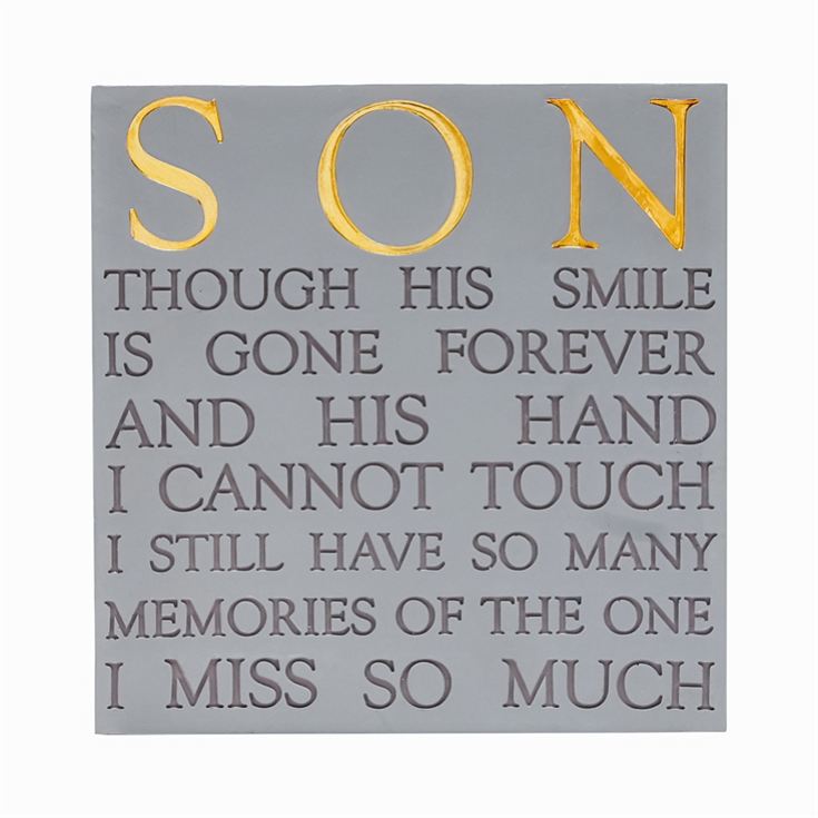 Son Memorial Square Plaque product image