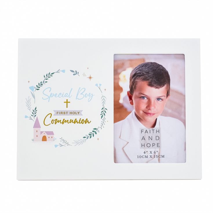 Boy's First Communion Wreath Frame product image