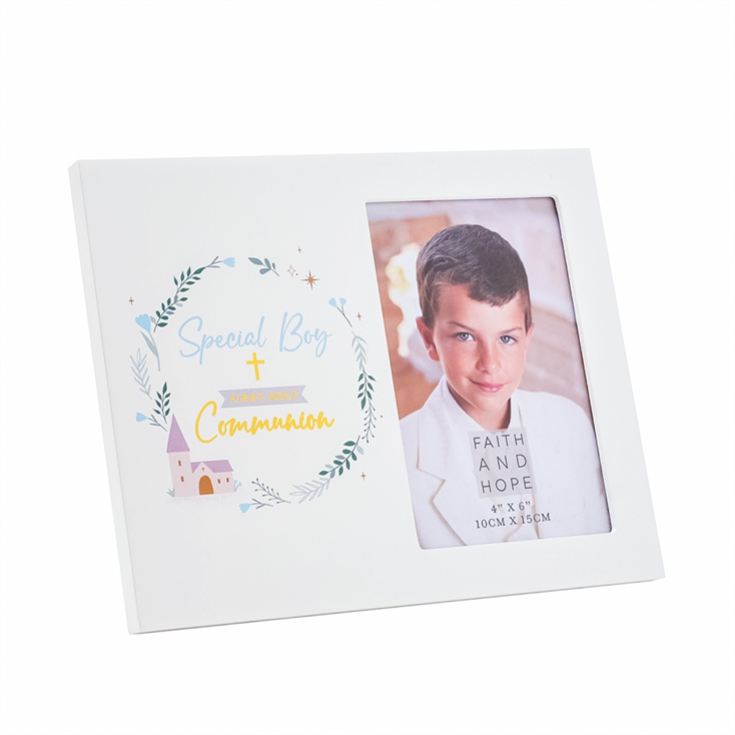 Boy's First Communion Wreath Frame product image