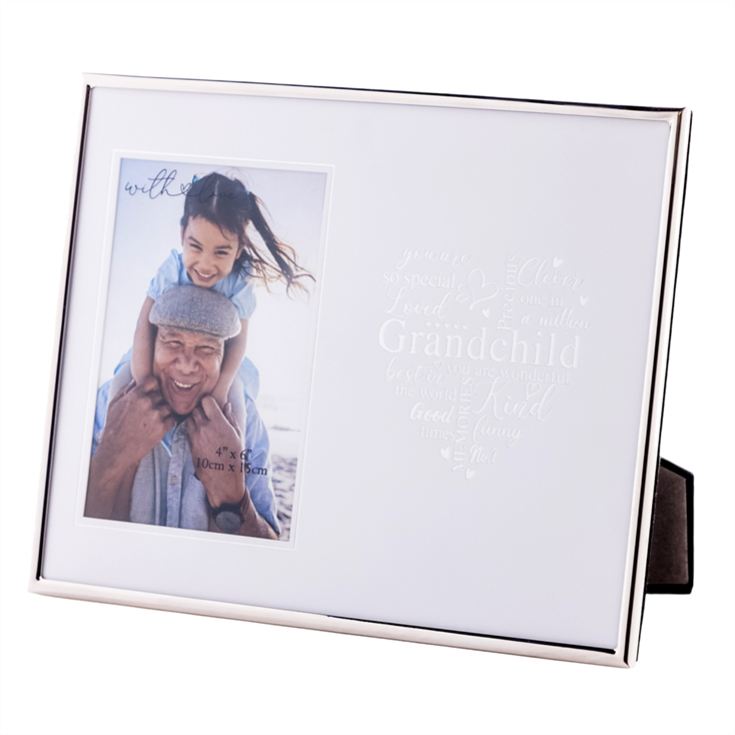 Grandchild Silver Heart Photo Frame product image