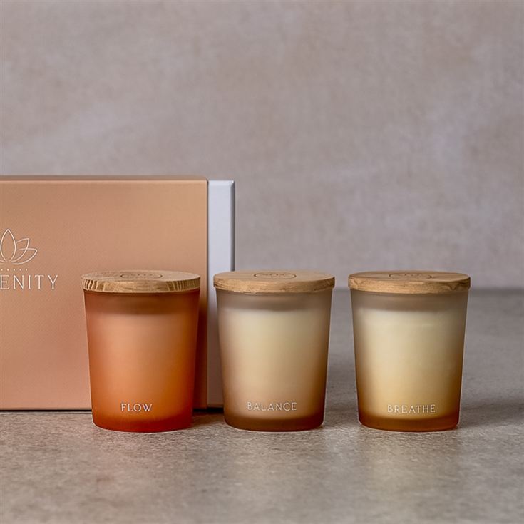 Serenity Tranquil Set of 3 Votive Candles product image