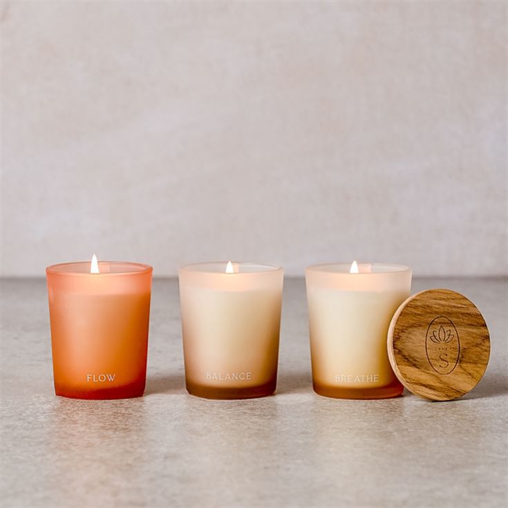 Serenity Tranquil Set of 3 Votive Candles product image